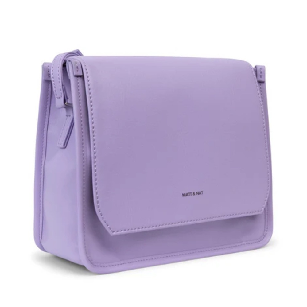 Matt & Nat Purple Crossbody Bag with Vegan Leather